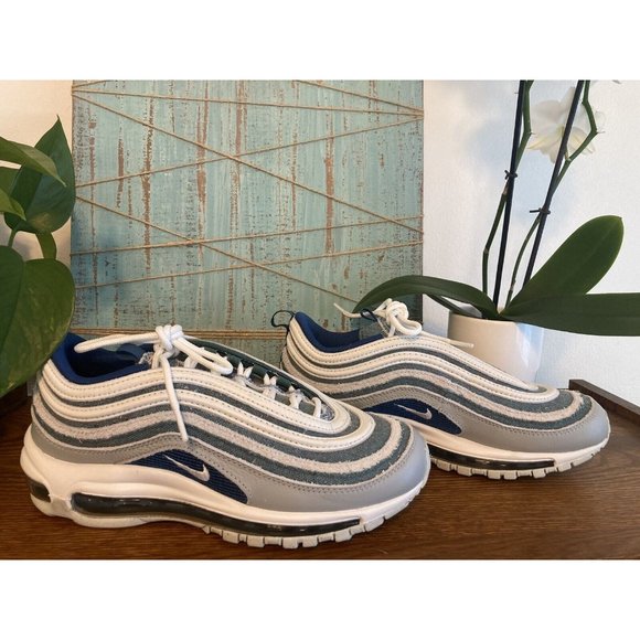 Nike Air Max 97 OG Gray and Blue DQO132-991 Women’s US Size 8 EUR 39 - Picture 4 of 15